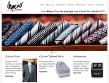 Tablet Screenshot of mancinocustomtailors.com